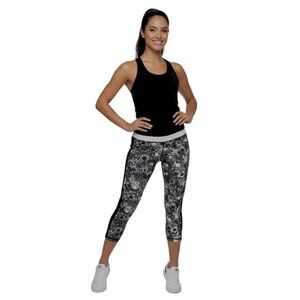 Lululemon Up The Pace Crop Leggings Flowabunga Floral Print | Size 4